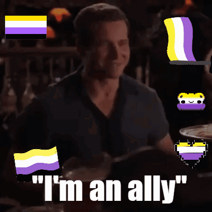Man Saying I'm an Ally