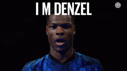 Man Saying I'm Denzel I'm Inter GIF