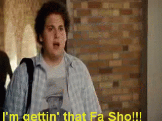 Man Saying I 'm Gettin That Fa Sho
