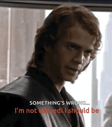 Man Saying I'm Not the Jedi