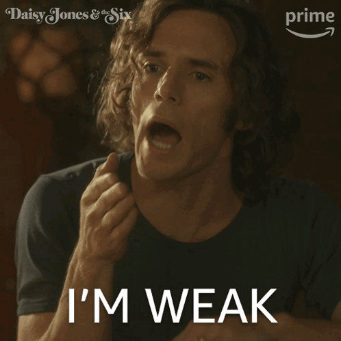 Man Saying I'm Weak in Front of Daisy Jones