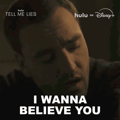 Man Saying I Wanna Believe You Disney