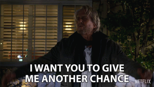 Man Saying I Want You To Give Me Another Chance in Front of Window