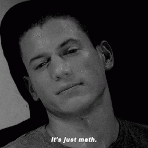 Man Saying It's Just Math