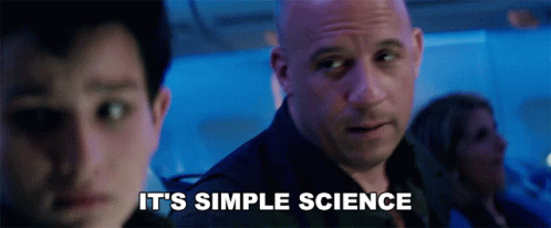 Man Saying It's Simple Science