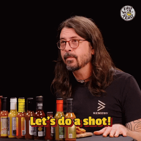 Man Saying Let's Do A Shot GIF