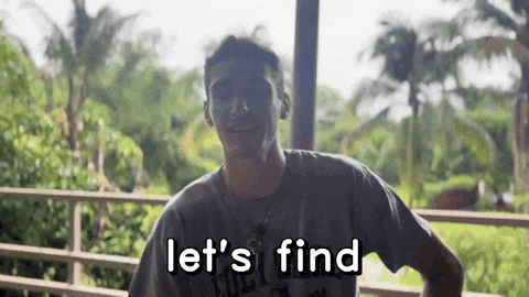 Man Saying Let's Find GIF