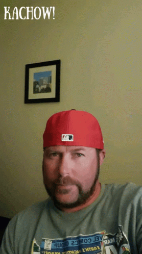 Man Saying Lightning Mcqueen Kachow GIF