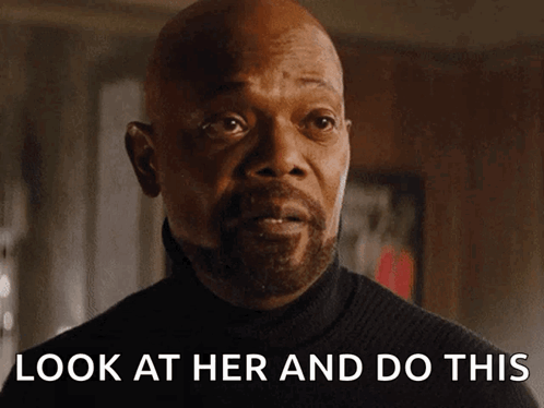 Man Saying Look At Her
