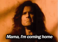 Man Saying Mama Coming Home