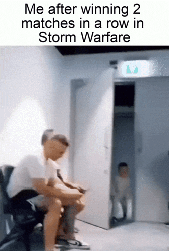 Man Saying Me After Winning 2 Matches GIF