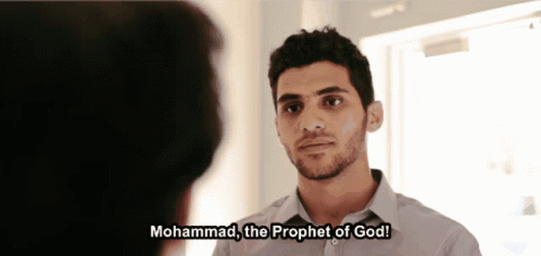 Man Saying Muhammad Prophet of God