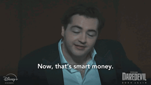 Man Saying Now That's Smart Money