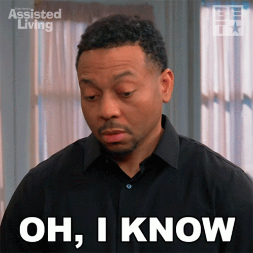Man Saying Oh I Know In Front Of Window GIF
