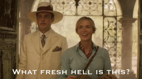 Man Saying Oh No My Life's Not Too Complicated GIF