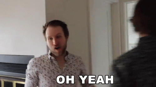 Man Saying Oh Yeah GIF