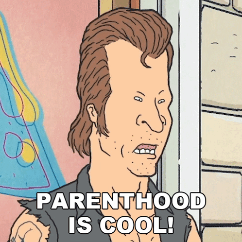 Man Saying Parenthood Is Cool GIF