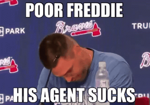 Man Saying Poor Freddie His Agent Sucks