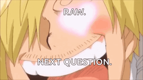 Man Saying Raw Next Question GIF