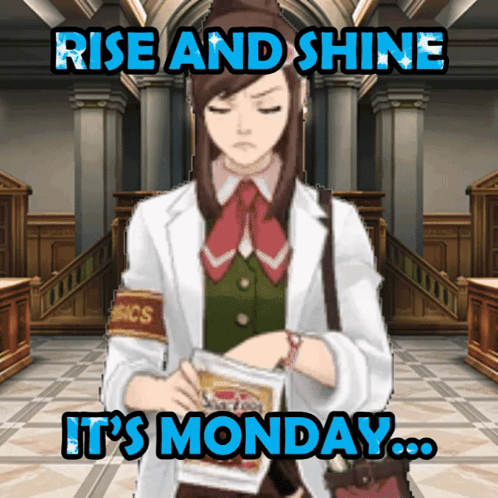 Man Saying Rise and Shine Good Morning