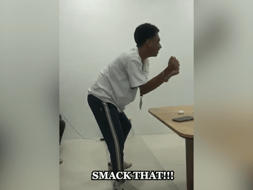 Man Saying Smack That GIF