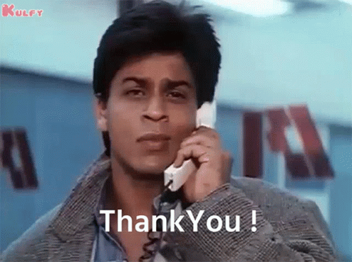 Man Saying Thank You On Telephone GIF