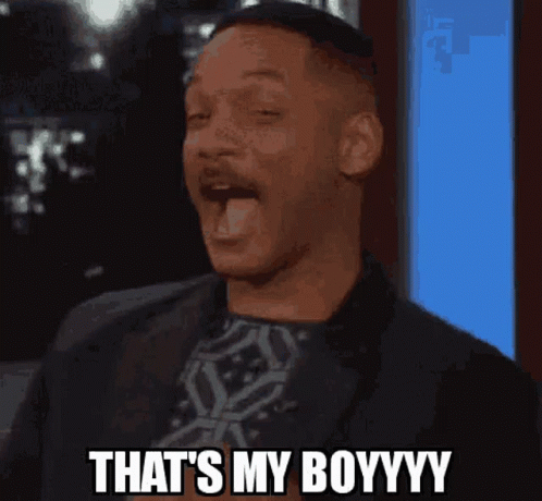 Man Saying That's My Boyyys