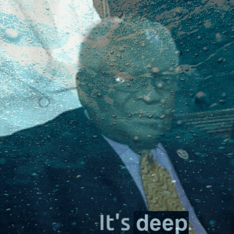 Man Saying That's Really Deep GIF