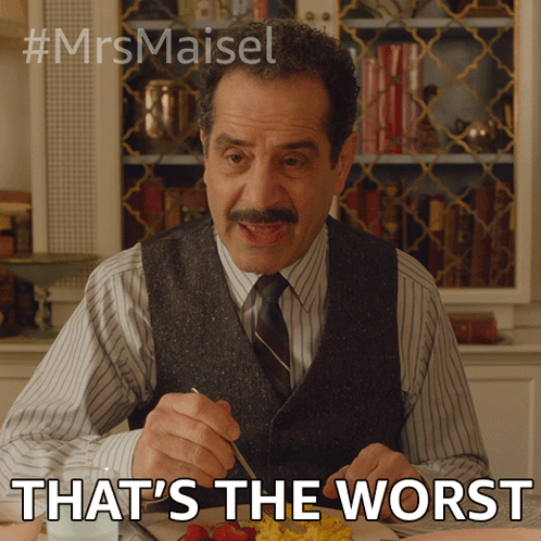 Man Saying That's The Worst GIF