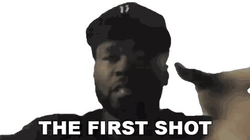 Man Saying The First Shot