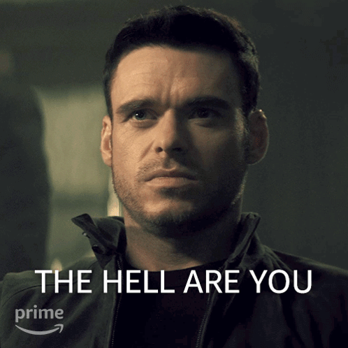 Man Saying The Hell Are You GIF