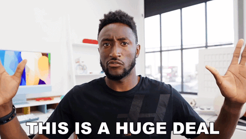Man Saying This Is a Huge Deal