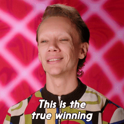 Man Saying True Winning