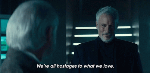 Man Saying We're All Hostages to Love