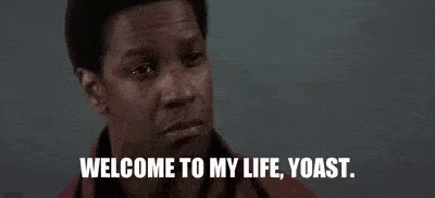 Man Saying Welcome To My Life Yoast GIF