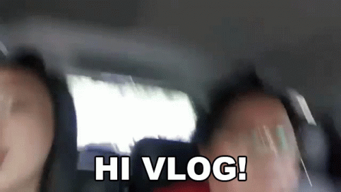 Man Saying Welcome to the Vlog With Funny Face