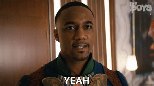 Man Saying Yeah Homelander Meme GIF