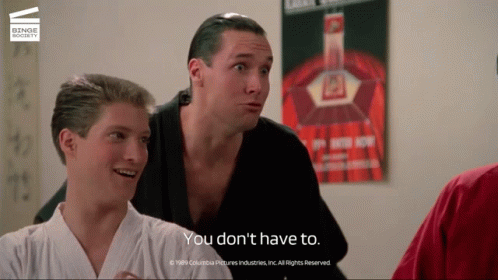 Man Saying You Don't Have To Poster GIF
