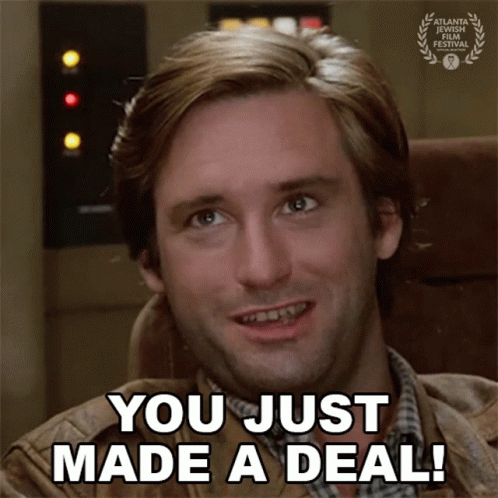 Man Saying You Just Made a Deal at Atlanta Film Festival Award