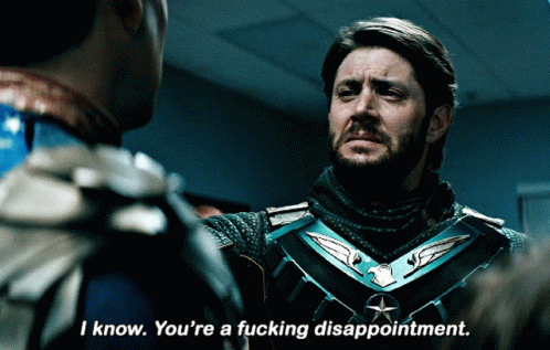 Man Saying You're a Disappointment