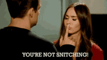 Man Saying You're Not A Snitch GIF