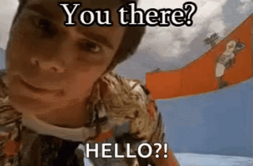 Man Saying You There Hello