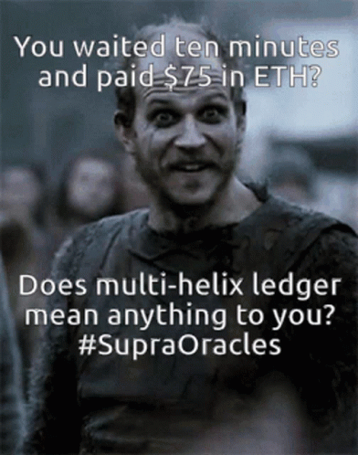 Man Saying You Waited Ten Minutes and Paid $75 in Eth