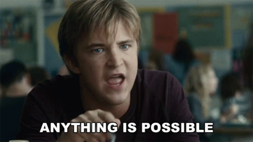 Man Says Anything Is Possible in Front of Crowd
