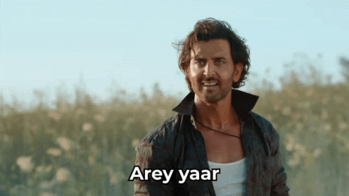 Man Says Arey Yaar GIF