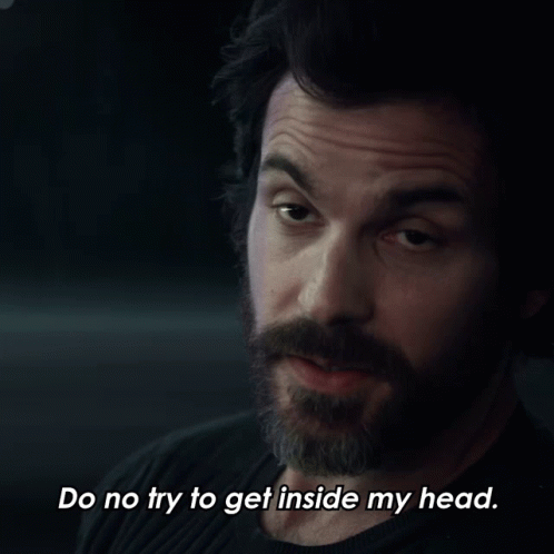Man Says Do No Try to Get Inside My Head