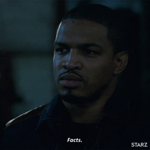 Man Says Facts In Starz Advertisement GIF