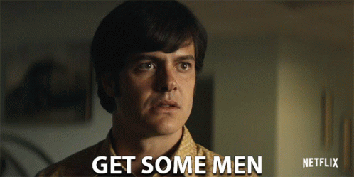 Man Says Get Some Men on Netflix Ad