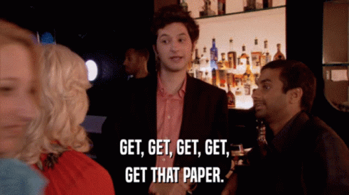 Man Says Get That Paper GIF
