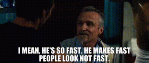 Man Says He's So Fast Makes Fast Look Not Fast